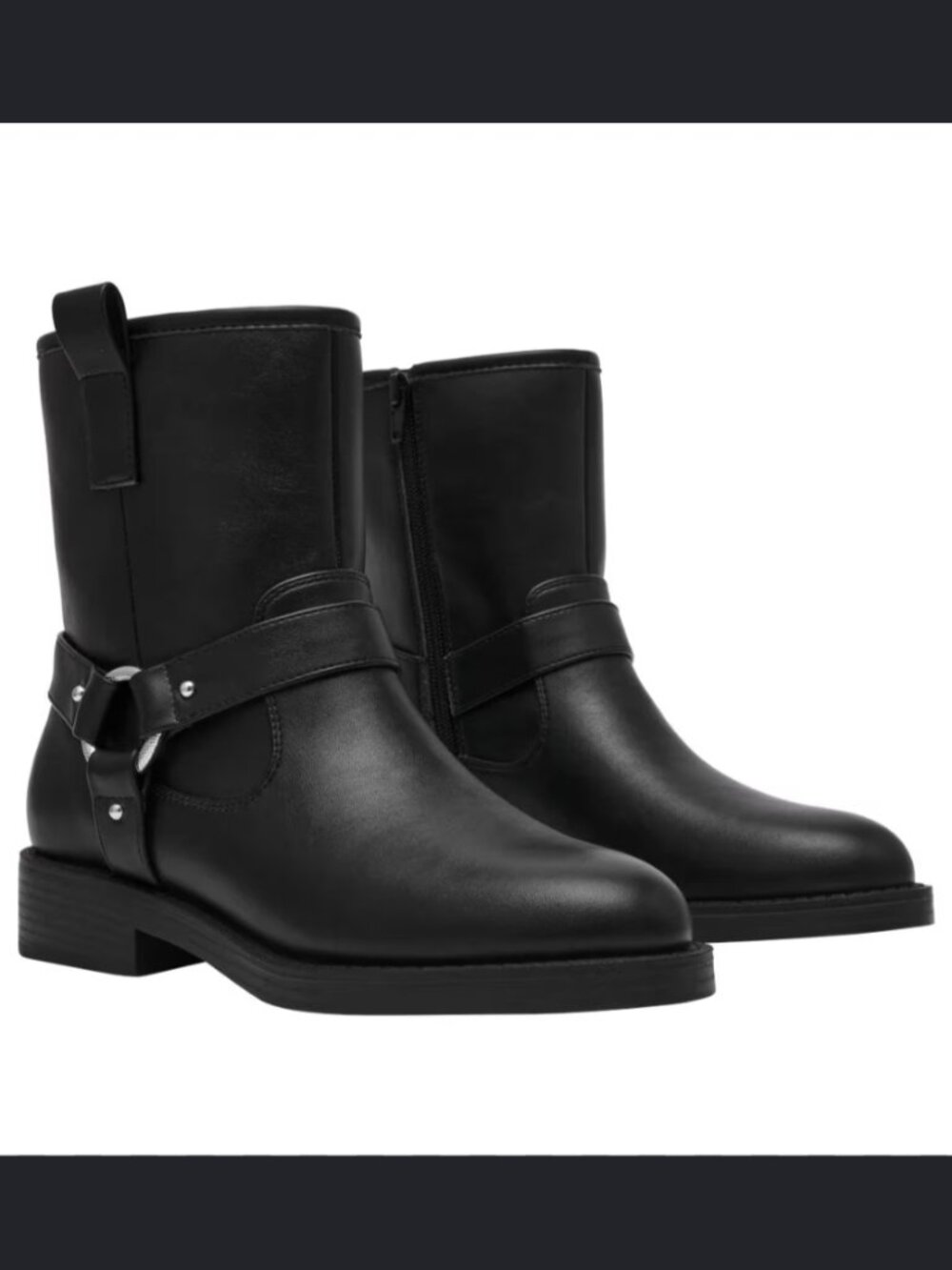 DV by Dolce Vita Pondo Moto Biker Boots – Black – Size 6.5